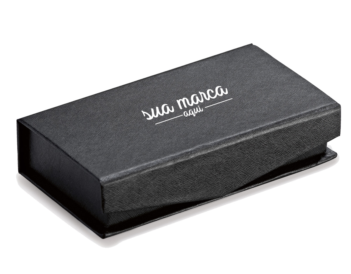 Case de papel kraft para pen drive