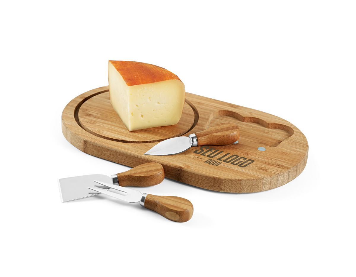 Tábua de queijo em madeira