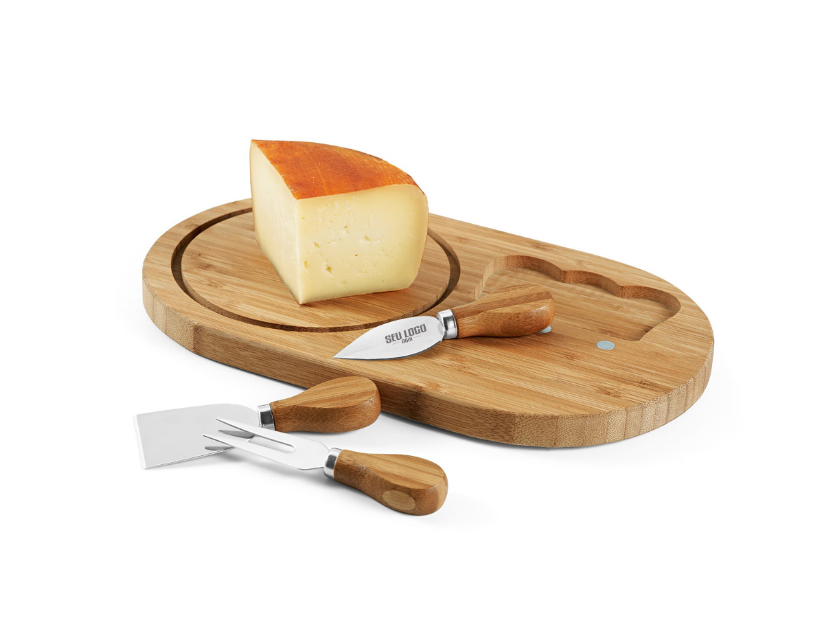 Tábua de queijo em madeira