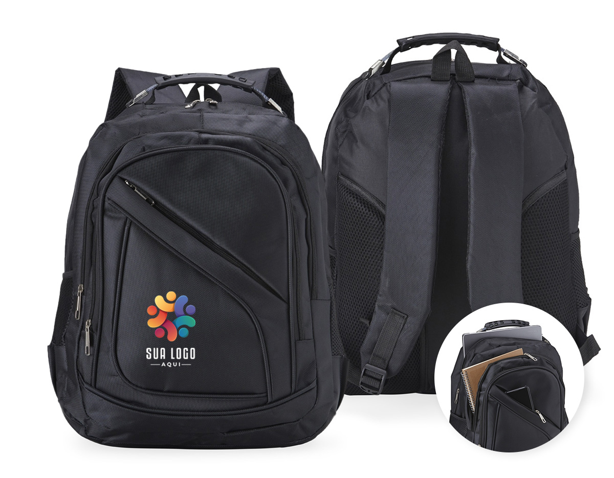 Mochila em naylon e poliester