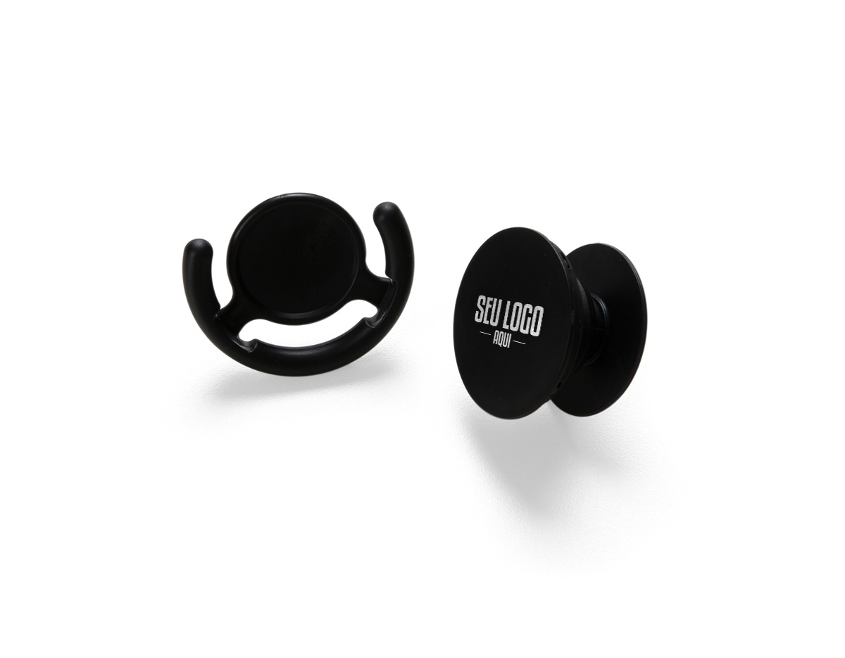 Suporte plástico para celular.