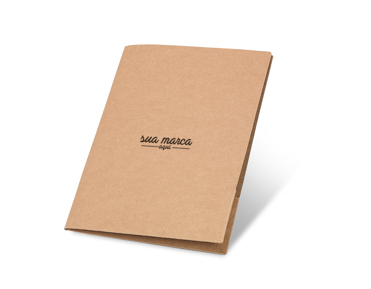 Pasta porta documentos A4. cartão: 400 g/m²