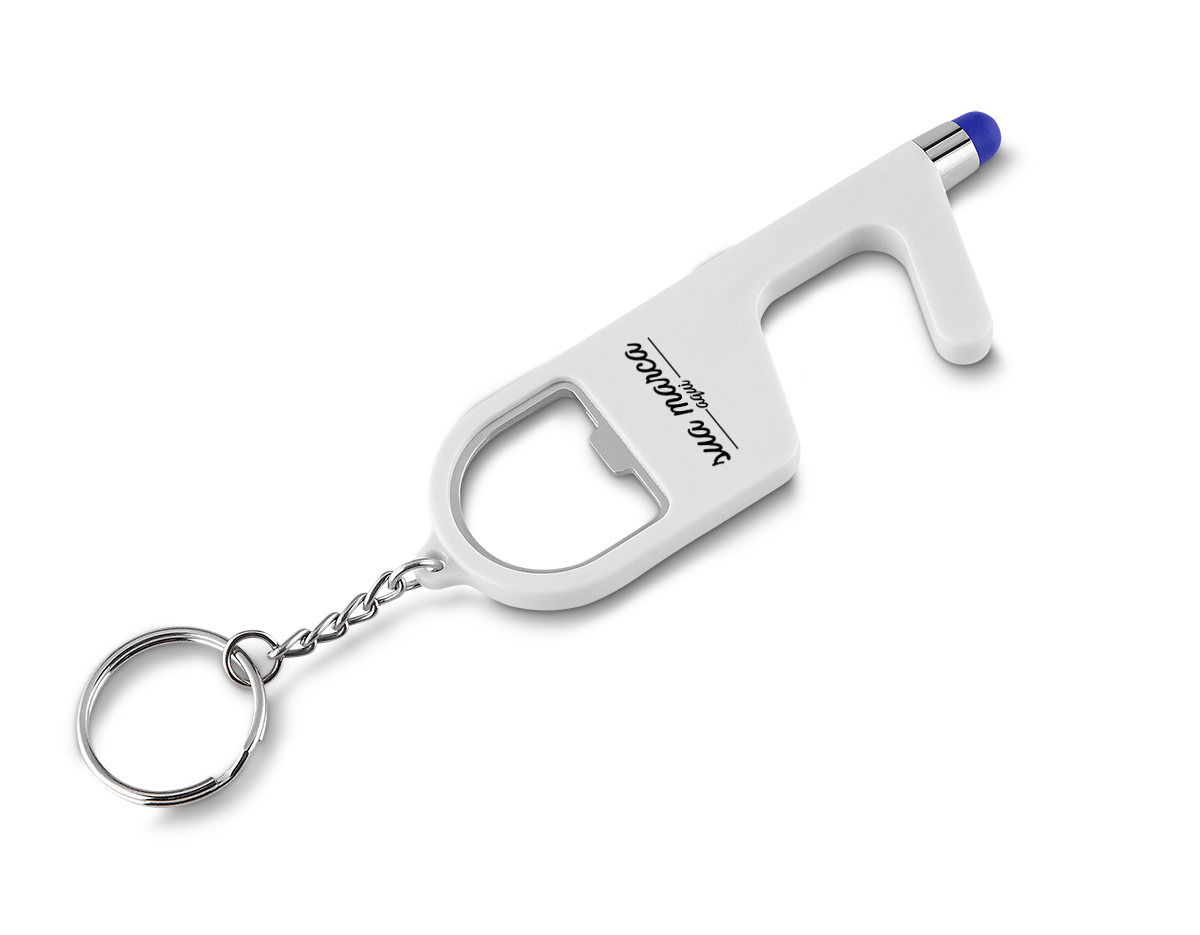 Chaveiro plástico antibacteriano touch