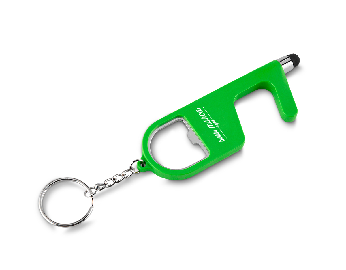 Chaveiro plástico antibacteriano touch