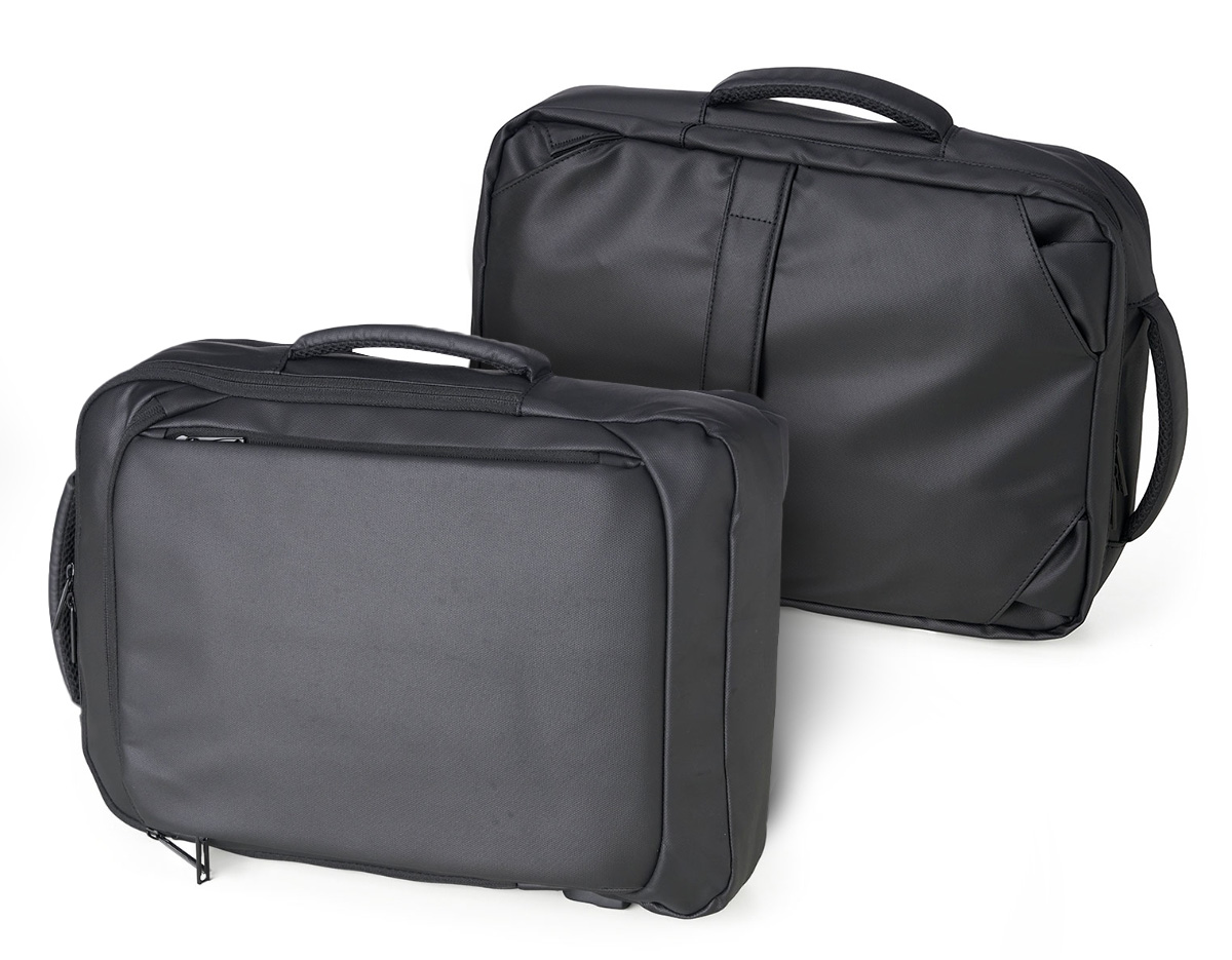 Mochila confeccionada em Couro Sintético com compartimento para notebook até 15,6 polegadas. Contém Dois compartimentos grandes sendo um com divisórias para documentos, eletrônicos e caneta, e um com divisória para Notebook até 15,6 polegadas.