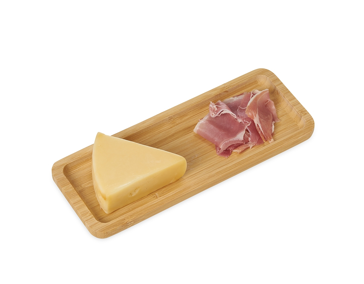 Petisqueira de bambu retangular 26 x 10