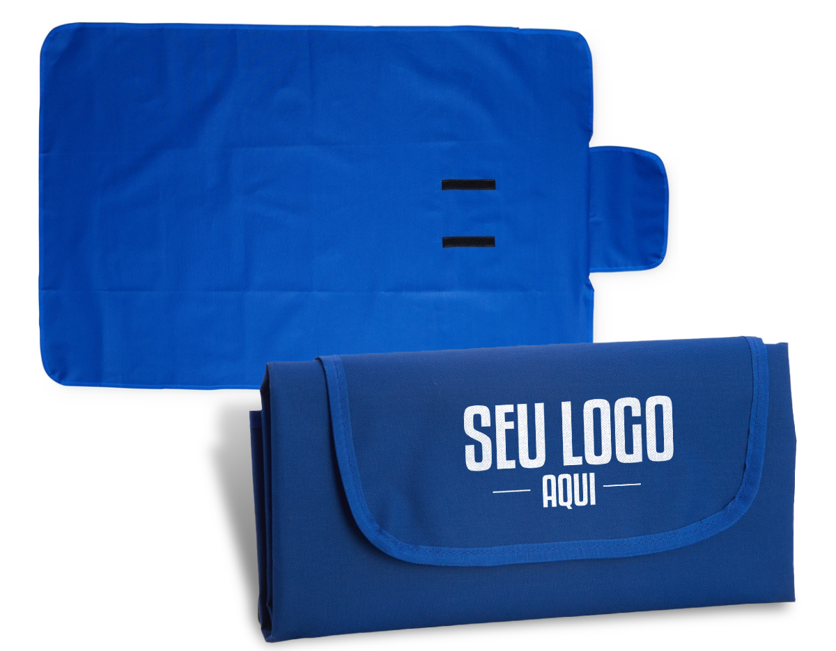 Toalha para piquenique dobrável em nylon 600 resinado. 1,29m x 83,5cmcm