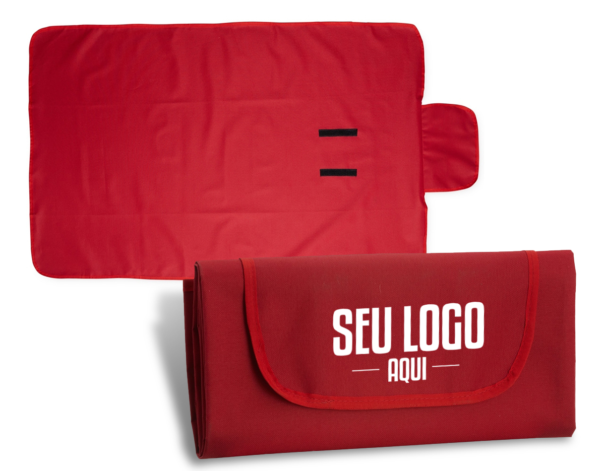 Toalha para piquenique dobrável em nylon 600 resinado. 1,29m x 83,5cmcm