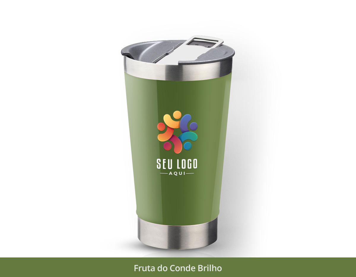 Copo Térmico Brilho e Cores Especiais