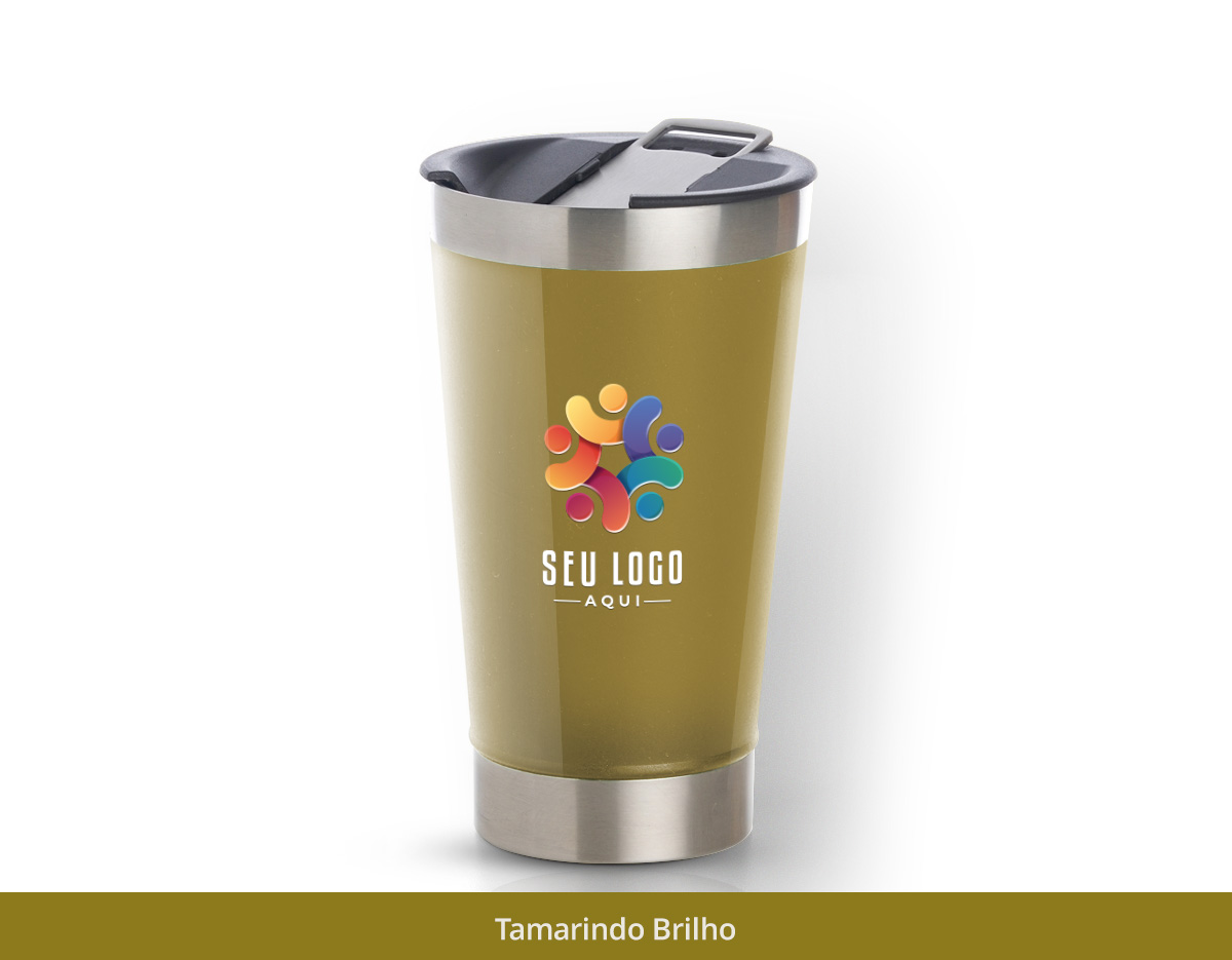 Copo Térmico Brilho e Cores Especiais