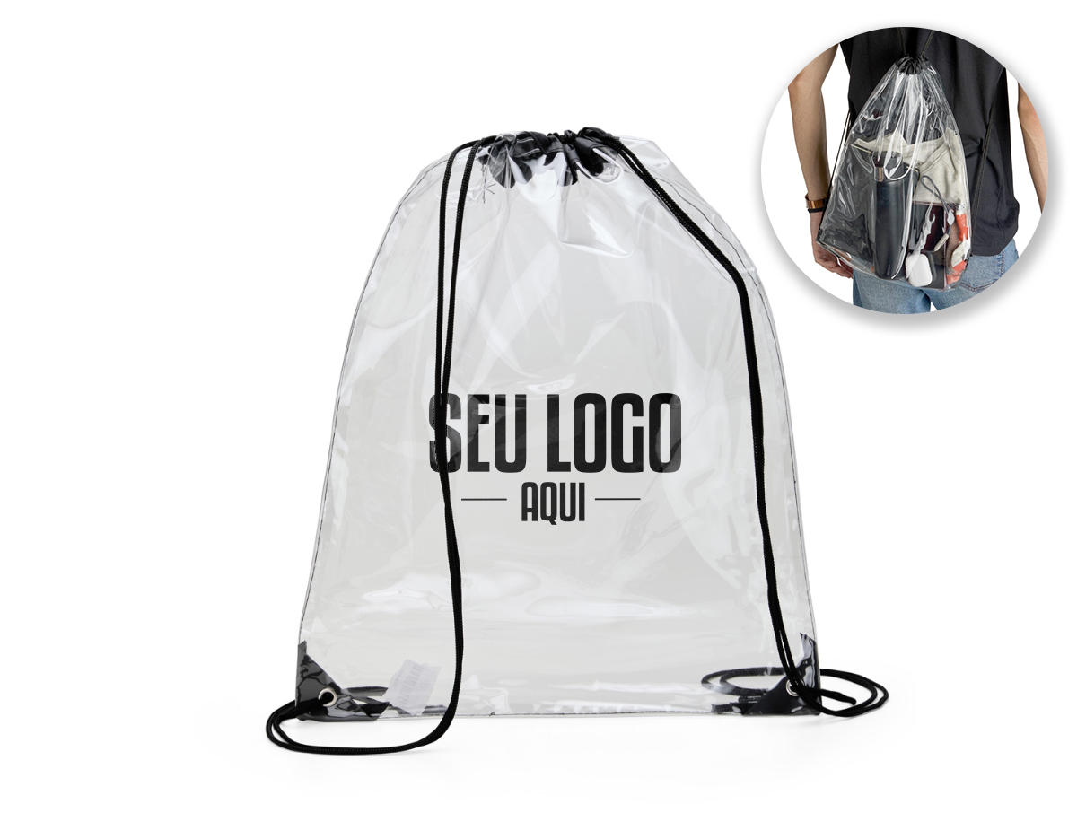 Mochila Saco em PVC
