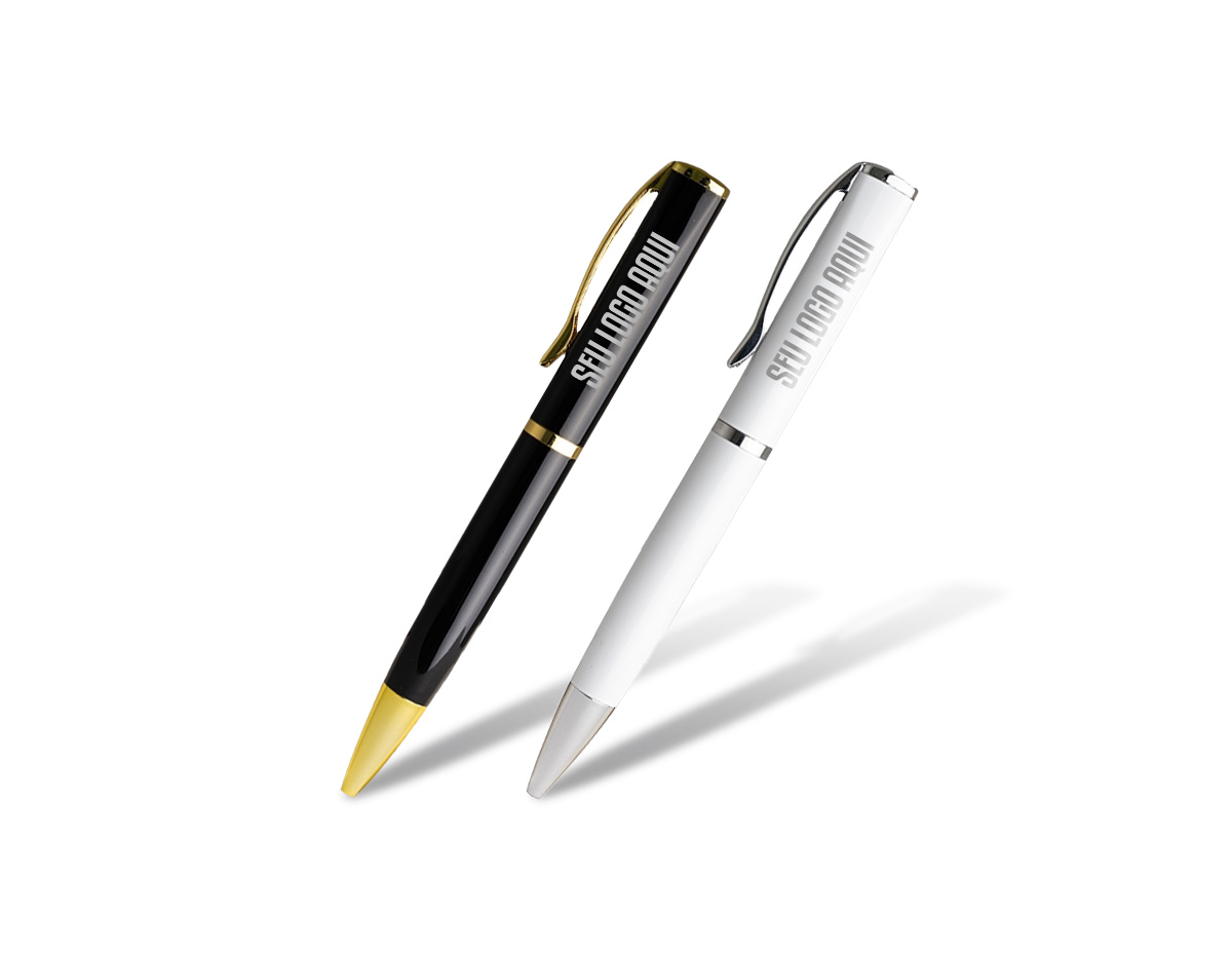 Esta caneta metálica oferece uma experiência de escrita suave e precisa, com sua carga esferográfica azul de 1.0mm. Seu design elegante e funcional é complementado pelo mecanismo de acionamento por rotação, proporcionando conveniência e praticidade no uso diário.
