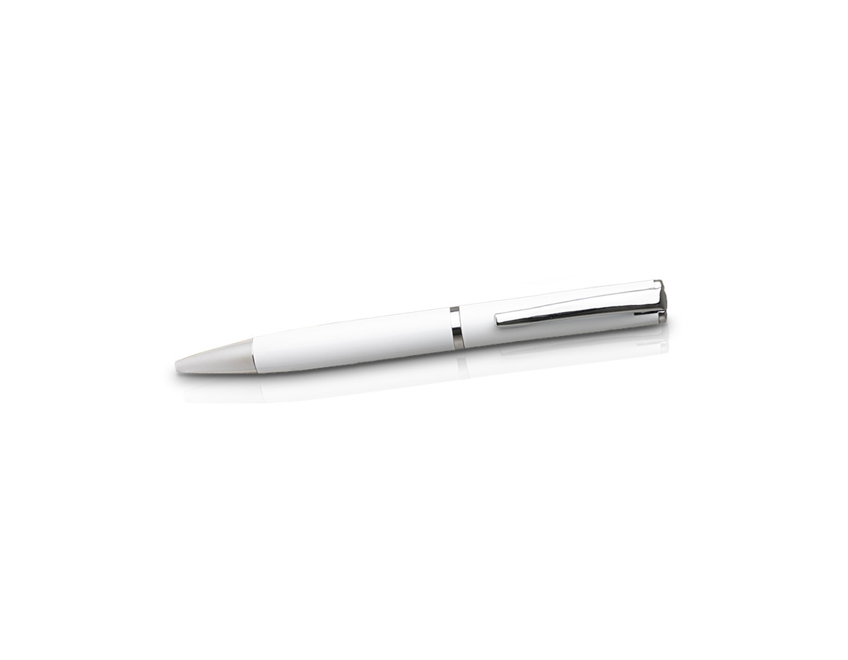 Esta caneta metálica oferece uma experiência de escrita suave e precisa, com sua carga esferográfica azul de 1.0mm. Seu design elegante e funcional é complementado pelo mecanismo de acionamento por rotação, proporcionando conveniência e praticidade no uso diário.