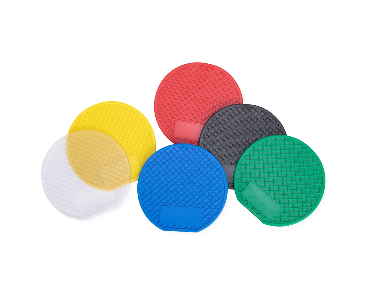 Porta-copo em PVC resistente, garantindo proteção para suas superfícies. Pedido mínimo em múltiplos de 20 peças. Ideal para uso doméstico ou comercial.