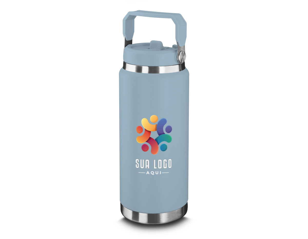 Mantenha as bebidas na temperatura ideal com a garrafa térmica de 900ml em aço inox, feita para quem leva a hidratação a sério! Com parede dupla que conserva a temperatura por muito mais tempo, ela oferece a praticidade do bico flip + canudo, para que você se refresque a qualquer momento, com ainda mais praticidade e conforto. A tampa é rosqueável, têm alça em plástico tornando o transporte mais fácil e seguro, enquanto o anel de silicone garante uma vedação completa, evitando vazamentos e preservando o sabor de cada gole.