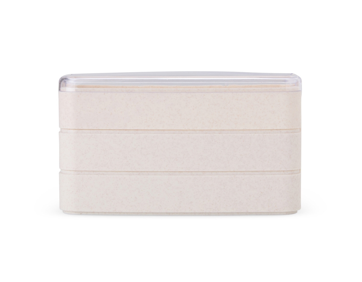 Marmita com 3 andares? Temos! Com 900ml de capacidade e 3 divisórias, esta marmita oferece espaço de sobra para organizar alimentos e ainda os mantém separados, preservando o sabor de cada um deles. Sua tampa hermética garante que os alimentos permaneçam frescos por mais tempo e evita vazamentos indesejados, permitindo um transporte mais seguro. Acompanha garfo, faca e colher.