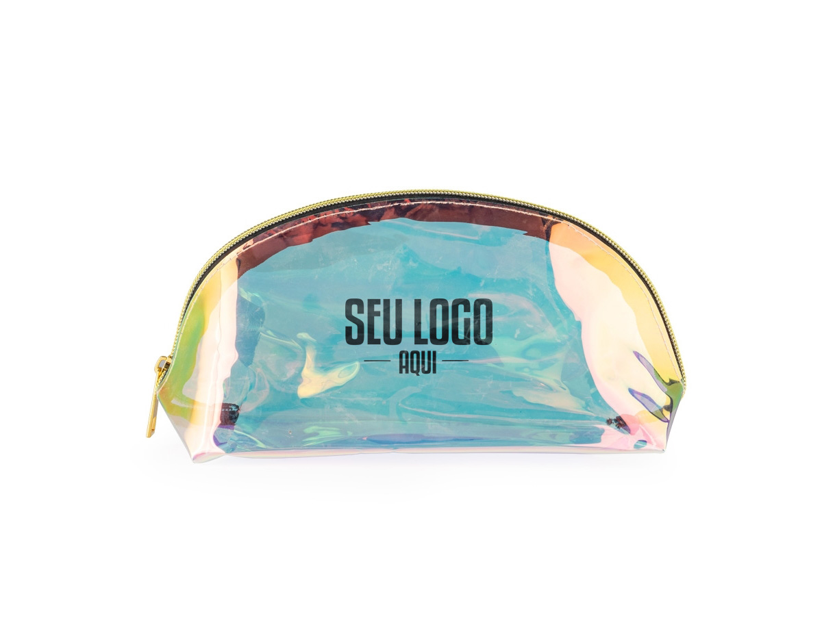 Com a nossa nécessaire holográfica, você leva muito mais do que o necessário, leva estilo! Produzida em TPU resistente à água, ela oferece um visual único e encantador.