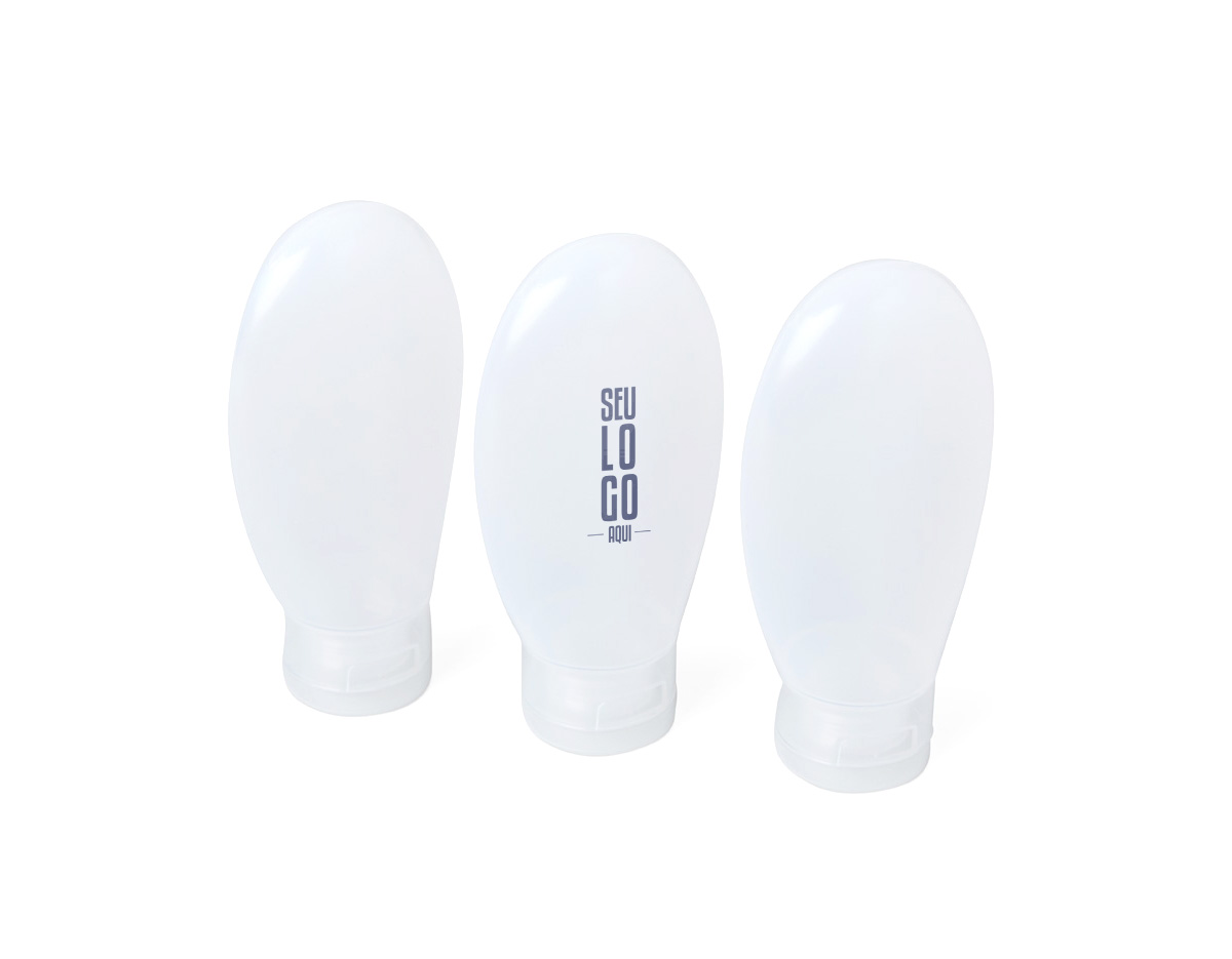O kit viagem 3 peças é a escolha perfeita para quem busca praticidade e organização durante as viagens. O conjunto inclui três frascos plásticos de 60ml, ideais para transportar líquidos e produtos de higiene pessoal, respeitando as normas de segurança para viagens aéreas. O estojo de PVC com ziplock mantém os itens organizados e seguros, além de evitar que a umidade espalhe para a área externa, caso os itens estejam molhados.