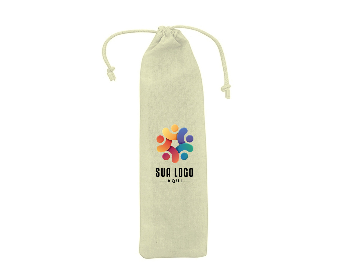 Estojo de algodão ideal para armazenar canudos reutilizáveis. Leve, resistente e ecológico, é perfeito para transportar seu canudo de forma higiênica e prática no dia a dia. Alternativa sustentável para quem busca reduzir o uso de plástico.