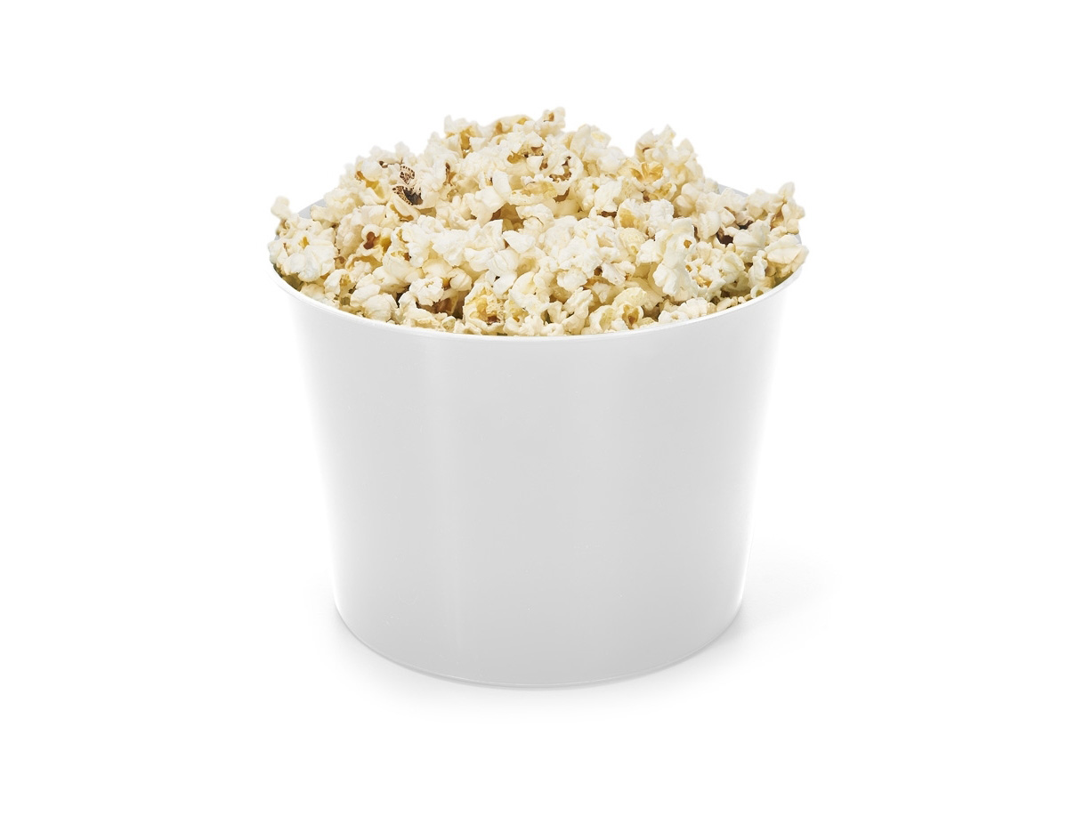 Balde para pipoca com capacidade de 3 litros, produzido em polipropileno atóxico, seguro para uso alimentar. Resistente, leve e reutilizável, é ideal para cinema em casa, festas e eventos. Fácil de limpar e com ótimo acabamento, garante praticidade e diversão na hora do lanche. Perfeito para quem ama pipoca com estilo e segurança.