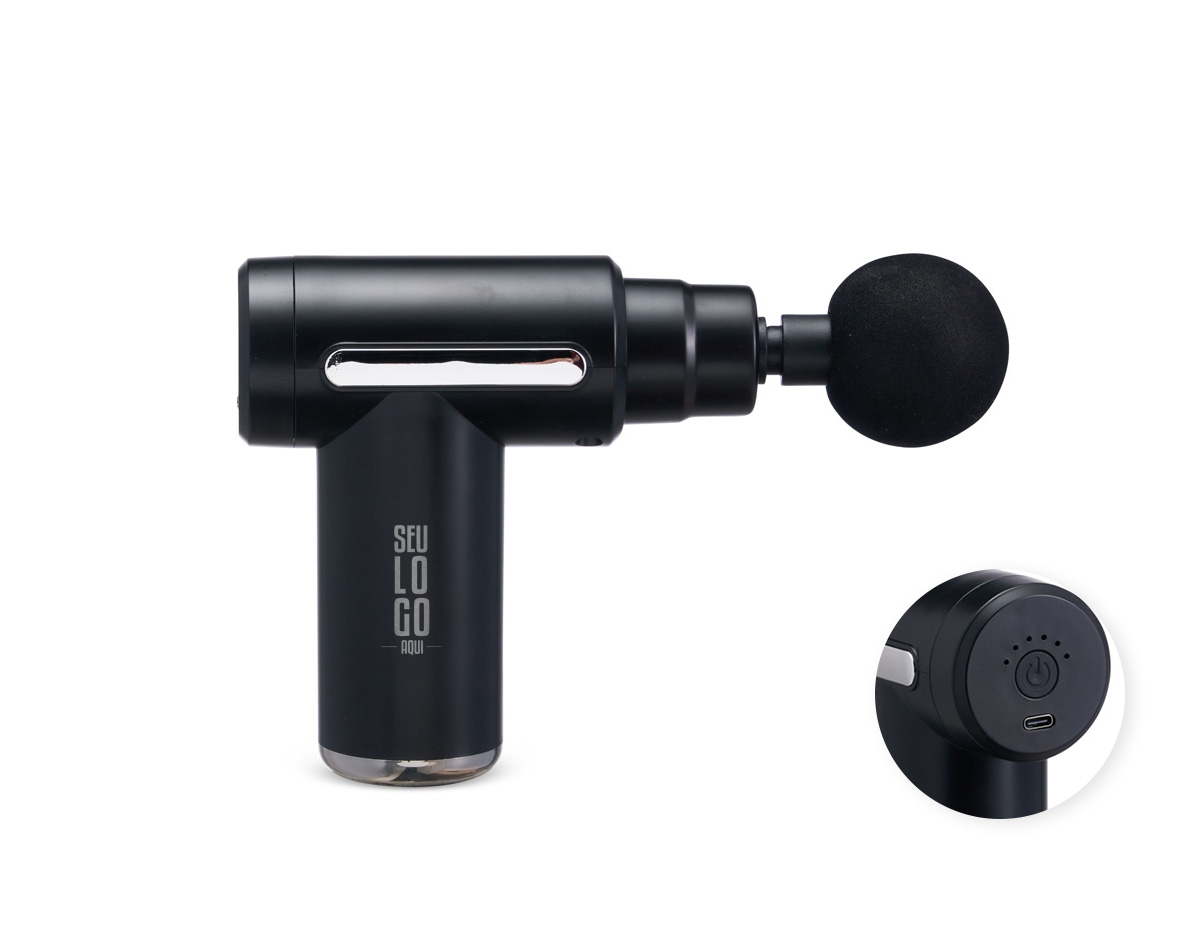 Alívio, relaxamento, massagem e modelador em um só produto! Nosso massageador portátil de plástico conta com 6 níveis de velocidade e 4 cabeças diferentes para atender diversas necessidades, como bíceps, tríceps, coxas, glúteos, lombar, cervical, pescoço e sola dos pés, além de modelar coxas, cintura e culotes. Recarregável via USB e acompanha cabo tipo-C. É o massageador perfeito para relaxar, promover a circulação sanguínea e acelerar a recuperação de lesões após exercícios ou esportes.
