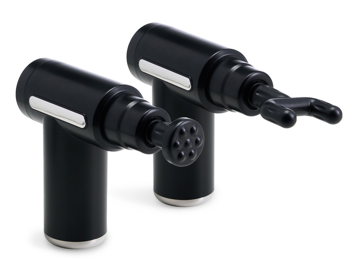 Alívio, relaxamento, massagem e modelador em um só produto! Nosso massageador portátil de plástico conta com 6 níveis de velocidade e 4 cabeças diferentes para atender diversas necessidades, como bíceps, tríceps, coxas, glúteos, lombar, cervical, pescoço e sola dos pés, além de modelar coxas, cintura e culotes. Recarregável via USB e acompanha cabo tipo-C. É o massageador perfeito para relaxar, promover a circulação sanguínea e acelerar a recuperação de lesões após exercícios ou esportes.