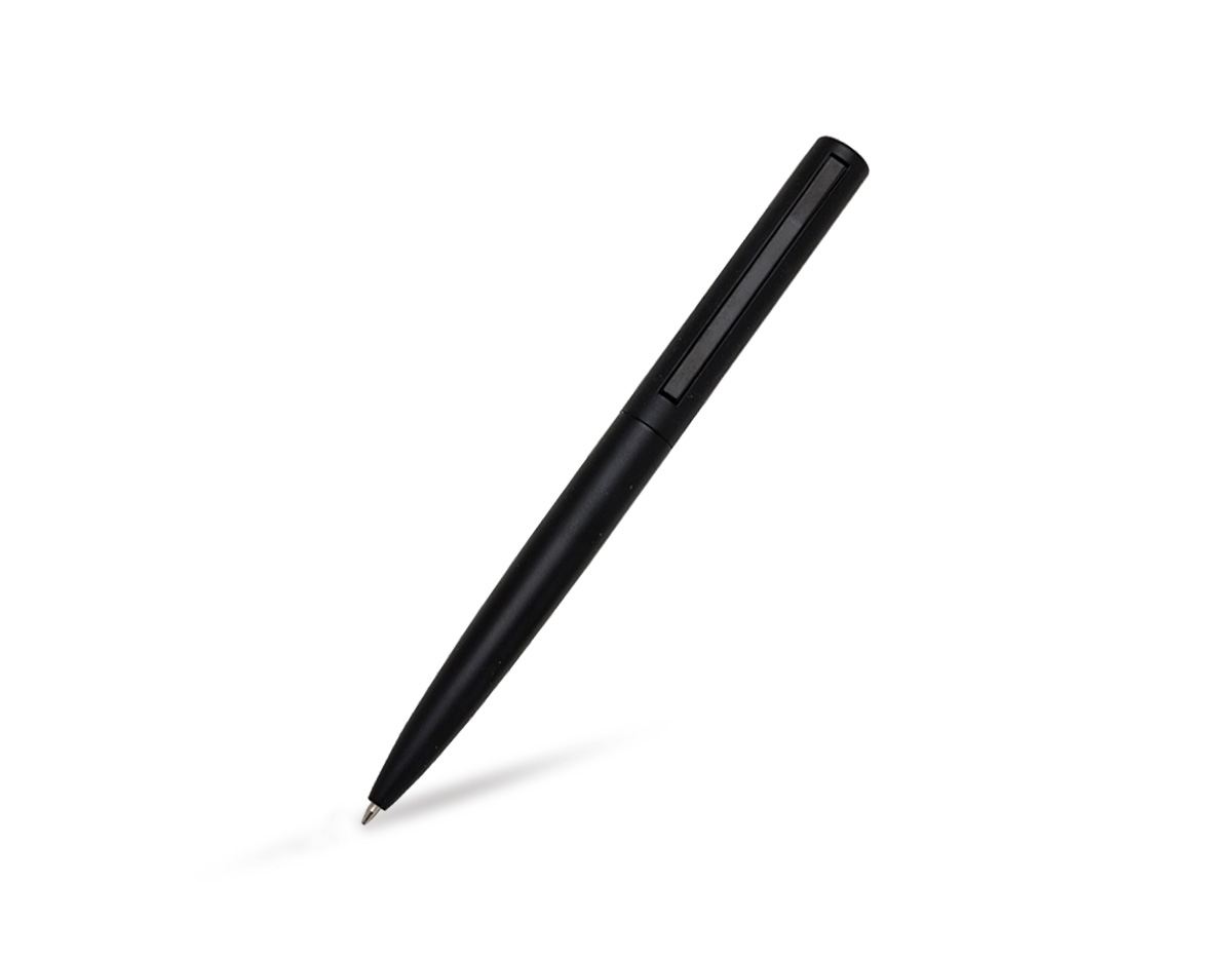 Caneta semimetálica de design elegante e moderno, equipada com carga esferográfica azul de escrita suave e uniforme. Possui sistema de acionamento prático por pressão no clipe, unindo funcionalidade e estilo em um só produto. Ideal para uso diário no trabalho, na escola ou em ambientes corporativos.