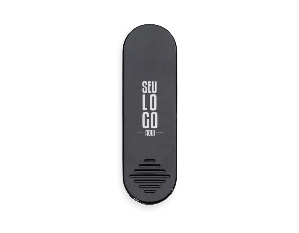 Suporte emborrachado para celular com verso adesivo. De uso retrátil, basta empurrar a parte em relevo para formar um anel, que pode ser usado nos dedos ou como apoio para manter o celular na posição desejada.