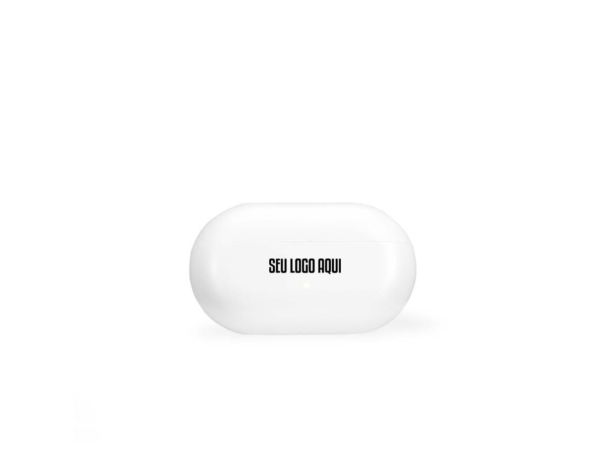 Fones de ouvido sem fio com estrutura leve e confortável feita em plástico. Seu formato ear cuff, semelhante a um par de brincos, permite o encaixe ao redor das orelhas sem entrar em contato com o canal auditivo, ideal para uso prolongado. Sua conexão via Bluetooth 5.3 oferece estabilidade de áudio com menor consumo de energia. Cada fone apresenta um botão multifunções, com comandos por toque para trocar músicas e controlar o volume. Acompanha cabo USB-C para carregamento.