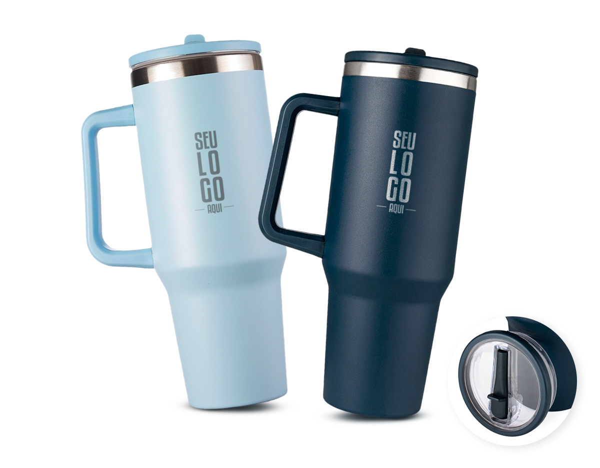A caneca térmica perfeita para quem busca praticidade e qualidade em um só produto. Com capacidade de 1,2 litros, ela é fabricada em inox 304 com parede dupla, garantindo que a bebida permaneça na temperatura ideal por muito mais tempo. Sua tampa acrílica rosqueável com bico flexível integrado proporciona facilidade no uso com o canudo, enquanto o pegador plástico oferece segurança no manuseio. Acompanha um canudo prático para completar a experiência. Um item indispensável para o dia a dia que une funcionalidade e design moderno.