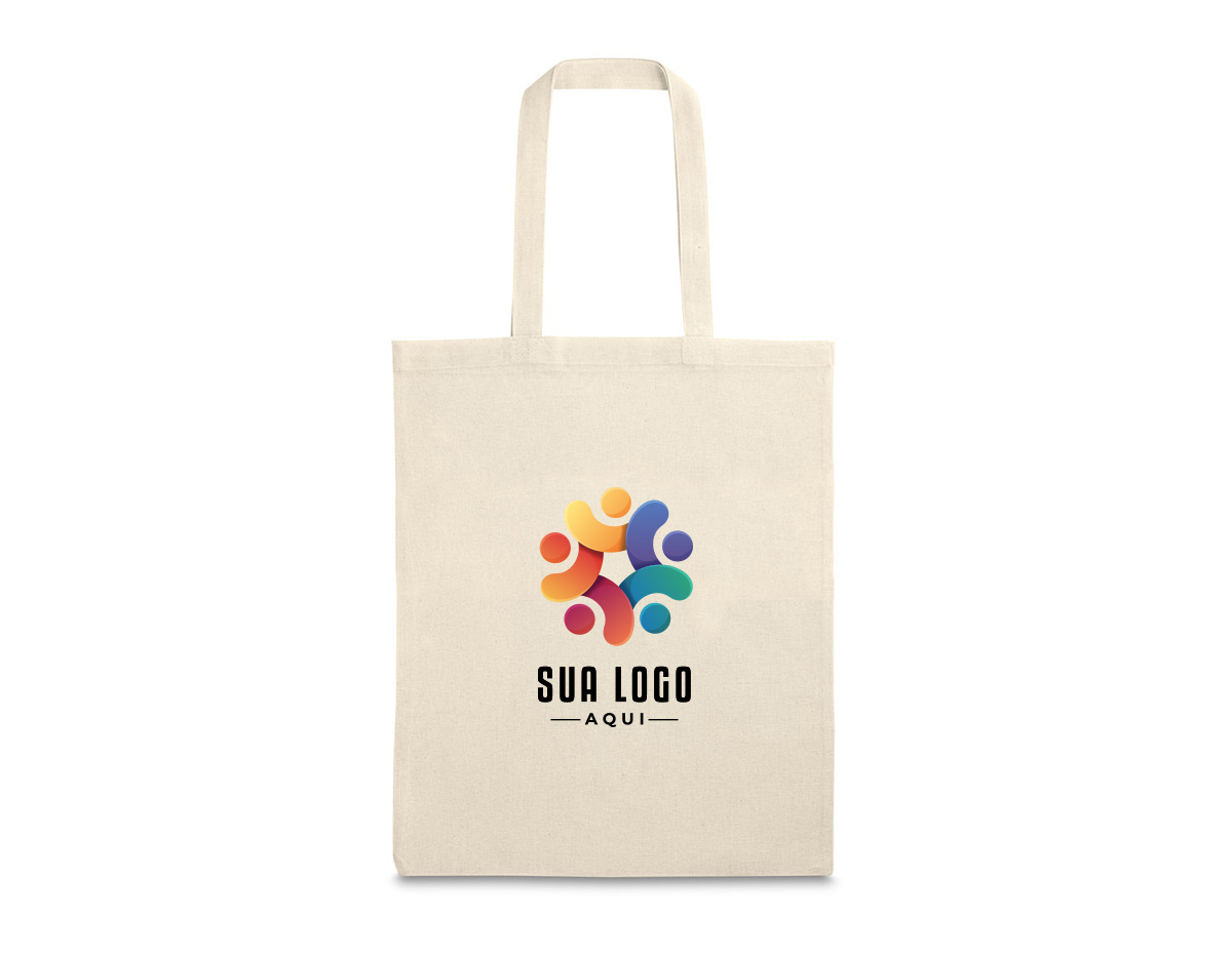 Produzida em algodão natural de 120 g/m², esta sacola une leveza e praticidade. Com alças de 60 cm, oferece mobilidade e conforto no uso diário. Uma alternativa simples e sustentável para quem valoriza funcionalidade com consciência ambiental.