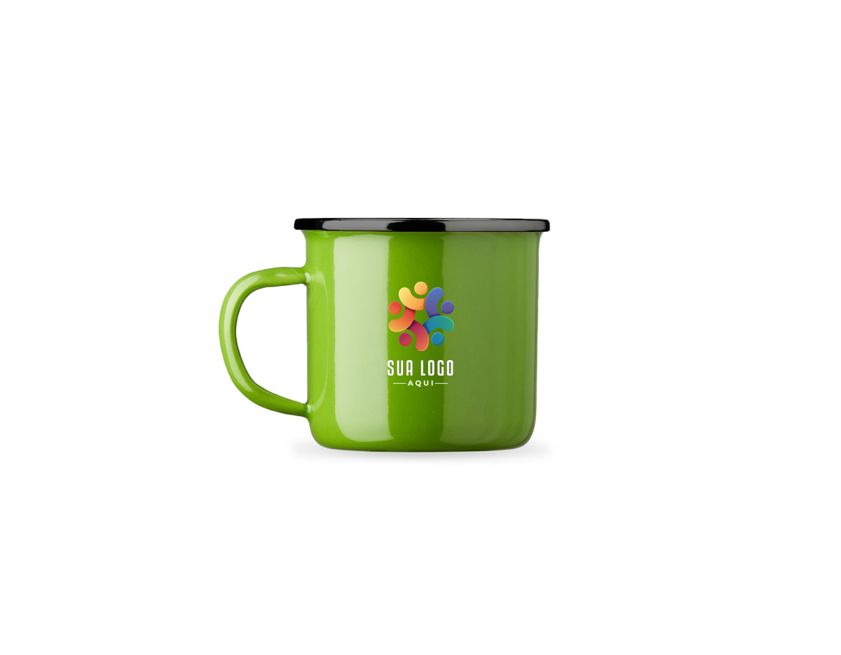 Caneca confeccionada em inox com pintura esmaltada, resistente e de acabamento refinado. Com capacidade para até 750ml, alia praticidade e estilo. Uma escolha certeira de brinde corporativo que transmite sofisticação e utilidade no dia a dia.