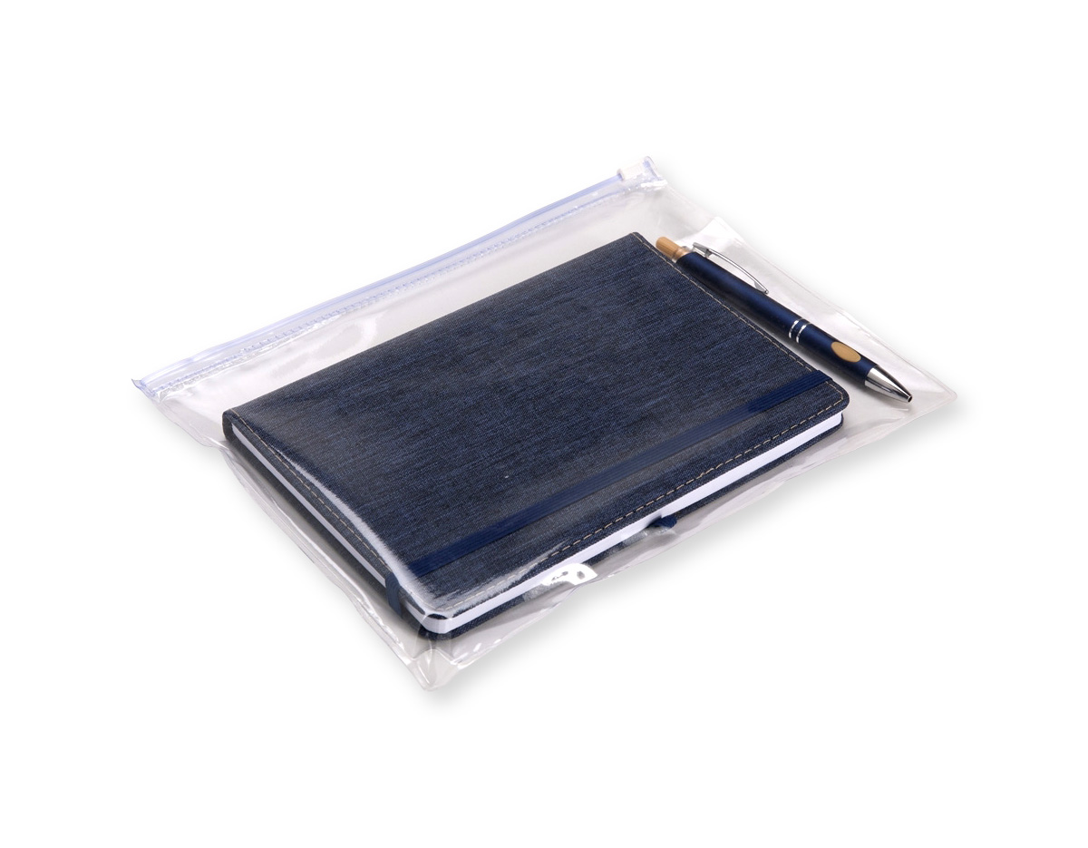 Pasta confeccionada em plástico transparente resistente, com fechamento zip zap deslizante que garante praticidade e segurança para documentos. Ideal para organização no dia a dia corporativo, é uma opção funcional e de ótimo custo-benefício como brinde promocional.