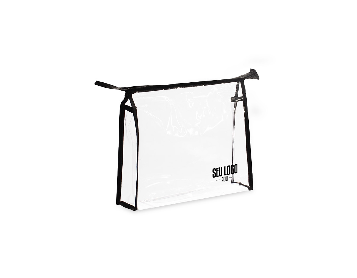 Nécessaire confeccionada em PVC transparente, ideal para organização prática e visualização rápida do conteúdo. Possui fechamento em zíper que garante segurança no armazenamento, além de detalhes em nylon que reforçam a estrutura e agregam melhor acabamento. Conta com pequena alça lateral, facilitando o transporte e o manuseio no dia a dia. Versátil, adapta-se a diferentes usos, como itens de higiene, maquiagem ou acessórios. Um brinde corporativo funcional e de ampla aceitação, que une praticidade, leveza e boa exposição de marca em diferentes contextos.