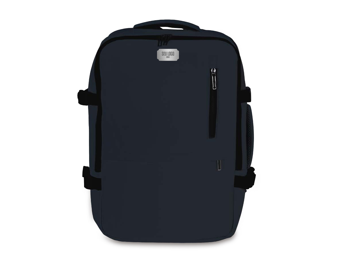 Mochila Pasta confeccionada em poliéster 600D resinado, com dois bolsos frontais e expansor. Possui três engates rápidos, engate para mala de viagem, além de alças de mão e de ombro acolchoadas para maior conforto. Conta com dois compartimentos internos para pequenos objetos, tablet e notebook de até 15,6”, além de elástico interno para manter as roupas no lugar.

Volume: 22L (Sem Expansor)
Volume: 31L (Com Expansor)