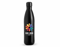 Garrafa térmica em inox 304 com tampa rosqueável e capacidade máxima de 780ml. Possui estrutura de parede dupla e vedação a vácuo, garantindo a temperatura de líquidos conservada por mais tempo.