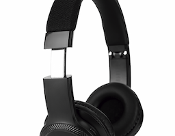 Fone de ouvido com estrutura em plástico e metal, além de hastes ajustáveis, revestimento em tecido sintético e espuma e iluminação RGB em LED. Possui conexão Bluetooth 5.0 e rádio FM, botões para controle e entradas para cartão microSD (TF), auxiliar P2 e USB-C para carregamento. Acompanha cabo USB-C.