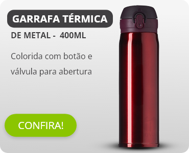 Copo térmico 500ml com abridor